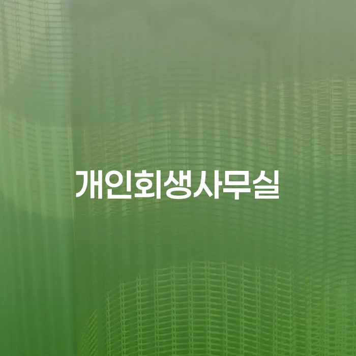 고성군 개인파산 개인회생으로 현명하게 잘하는 변호사