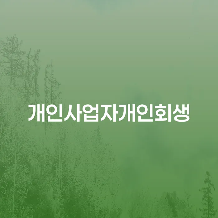 용산구 개인회생파산신청 개인회생 제도 선택을 어떻게..