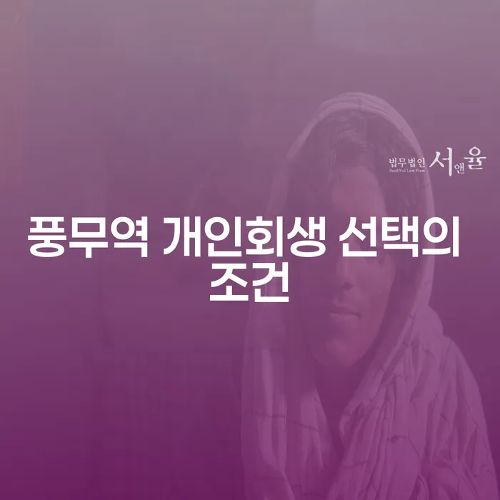 풍무역 개인회생 선택의 조건