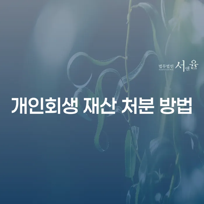 개인회생 재산 처분 방법을 아시나요? 어떻게 진행할 수 있을까요?