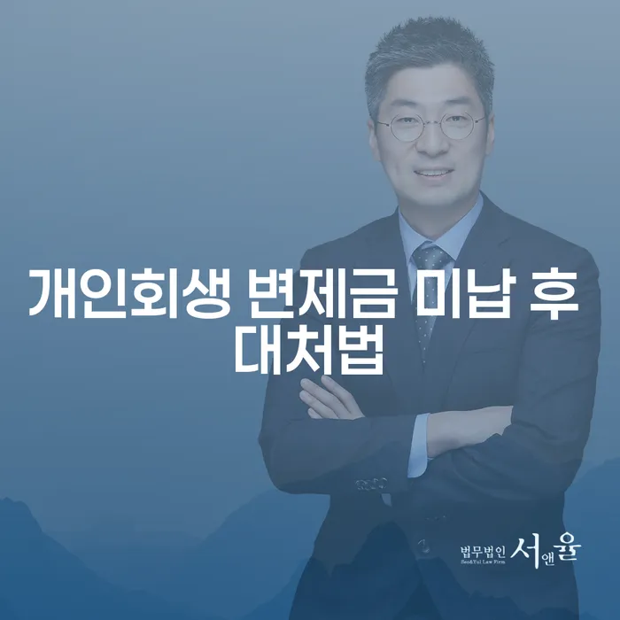 개인회생 변제금 미납 후 어떻게 대처해야 할까요?