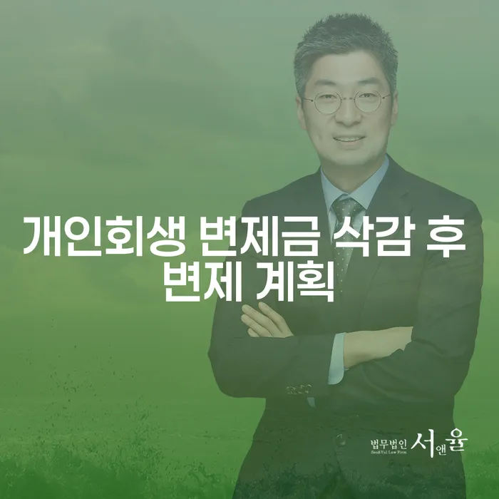 개인회생 변제금 삭감 후 변제 계획을 세우는 방법은?