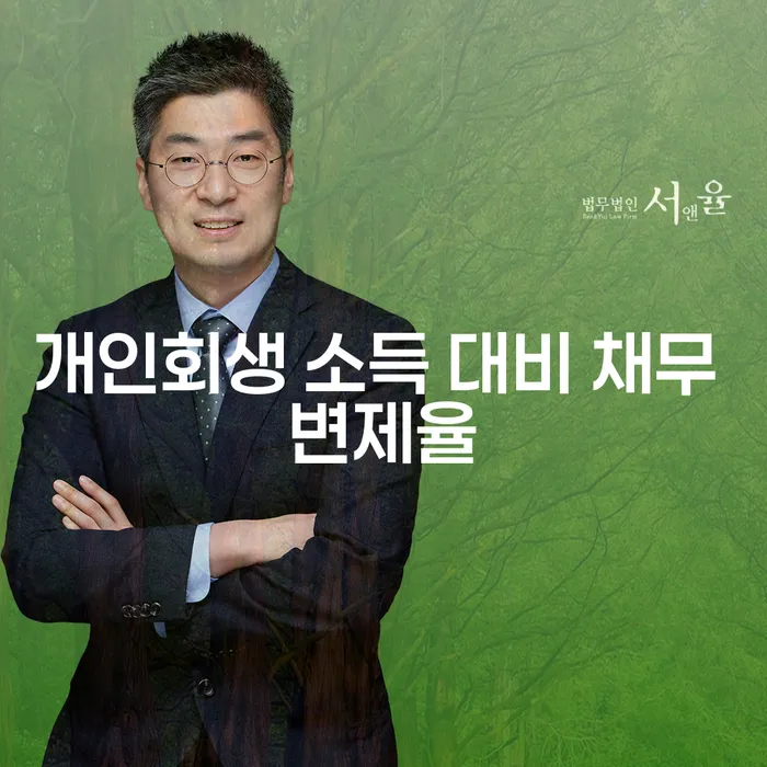 개인회생 소득 대비 채무 변제율을 어떻게 이해해야 할까요?